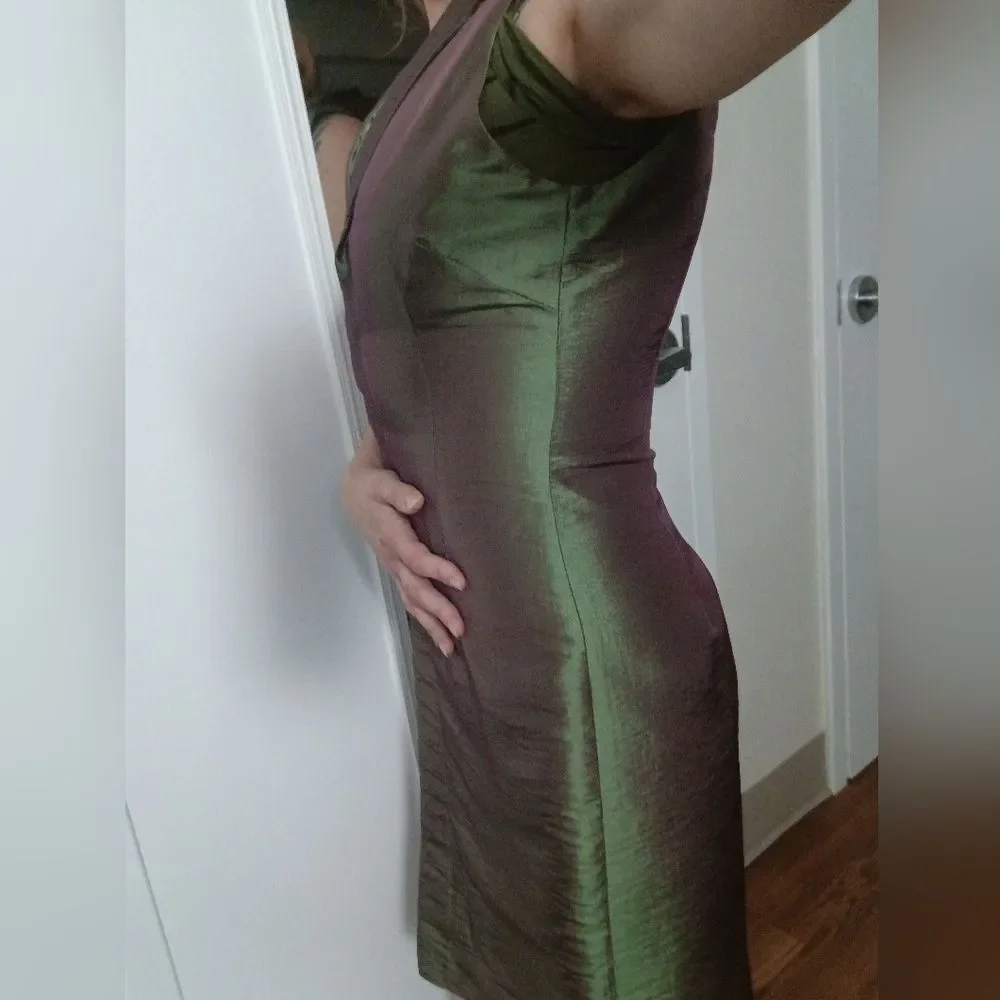 VINTAGE Benelle Button Down Dress/ Vest - Picture 3 of 12